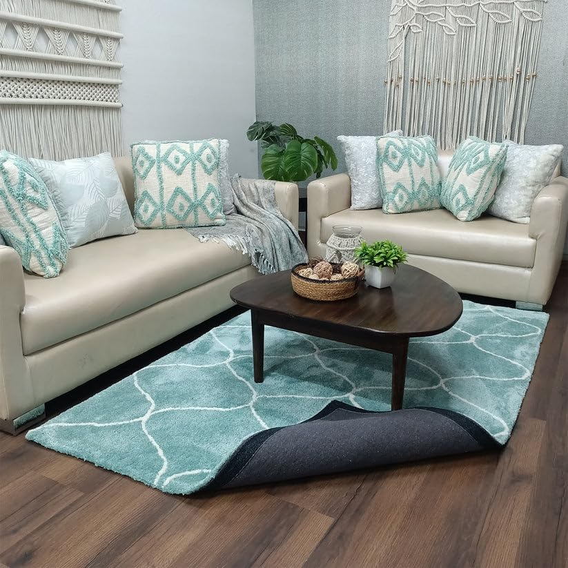 Howda – Light Blue Shag Rug