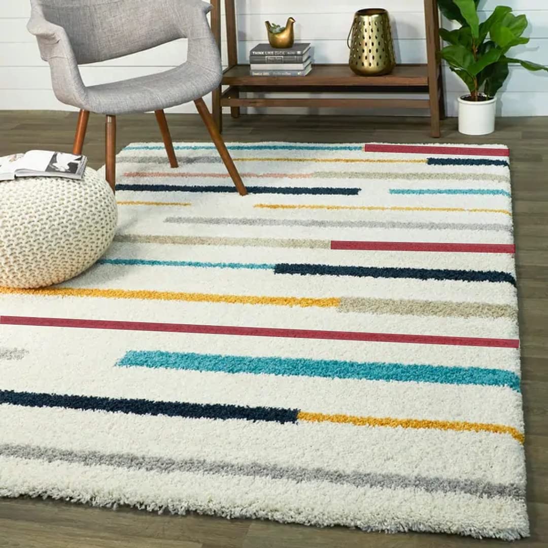 Infinity – Cream Shag Rug