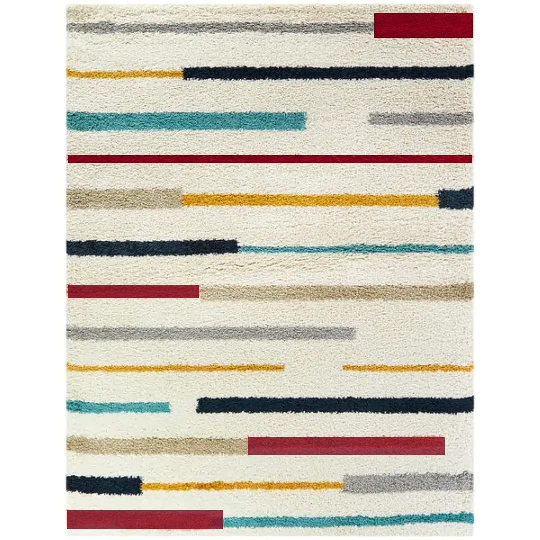 Infinity – Cream Shag Rug