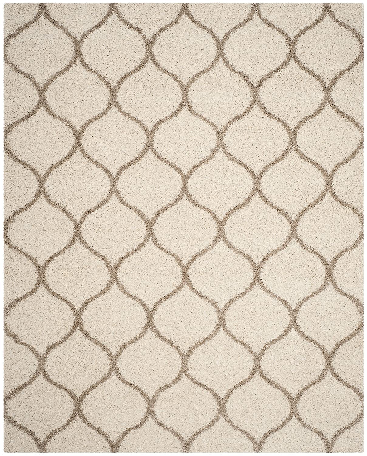 Howda – Cream & Brown Shag Rug