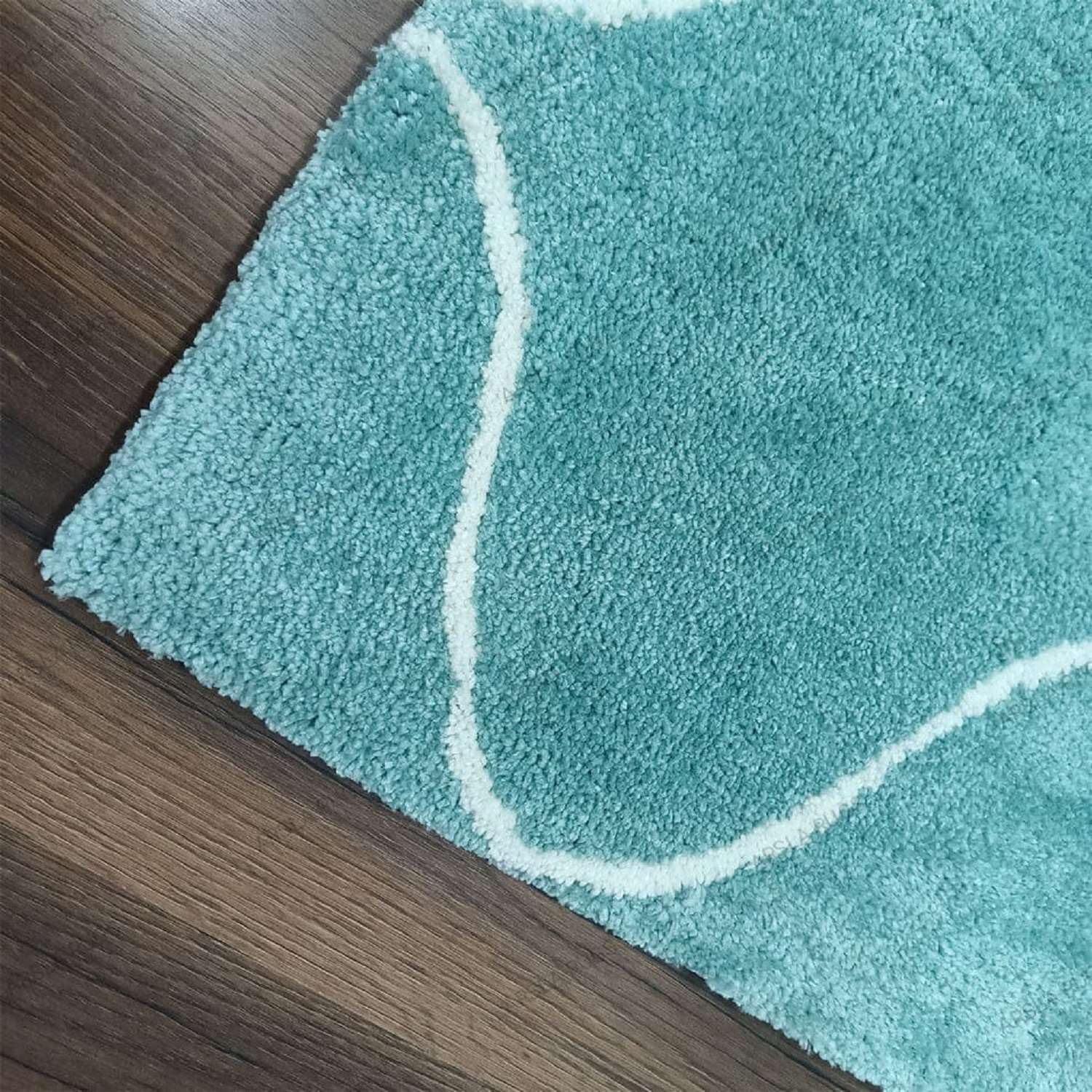 Howda – Light Blue Shag Rug