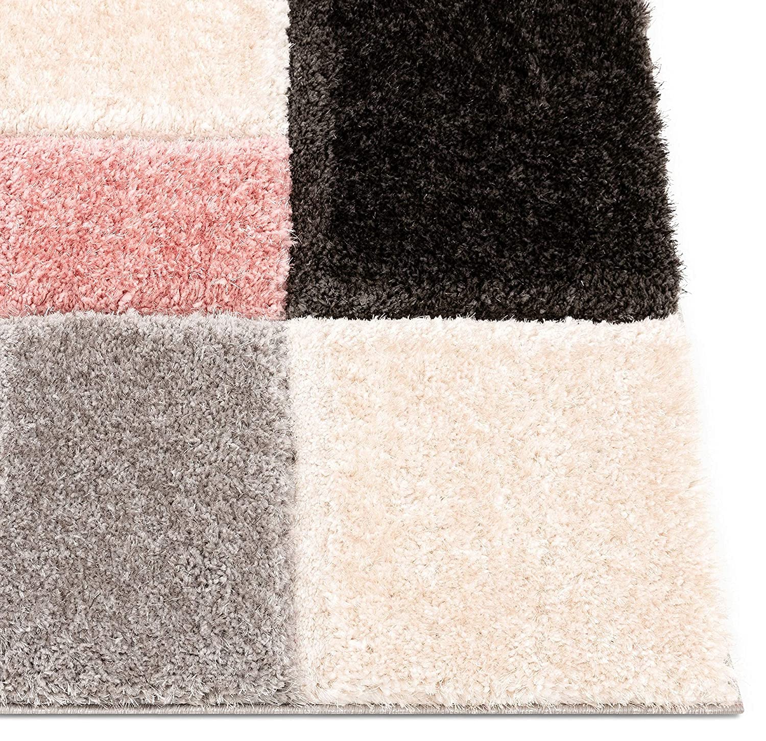 Tetris – Pink Shag Rug