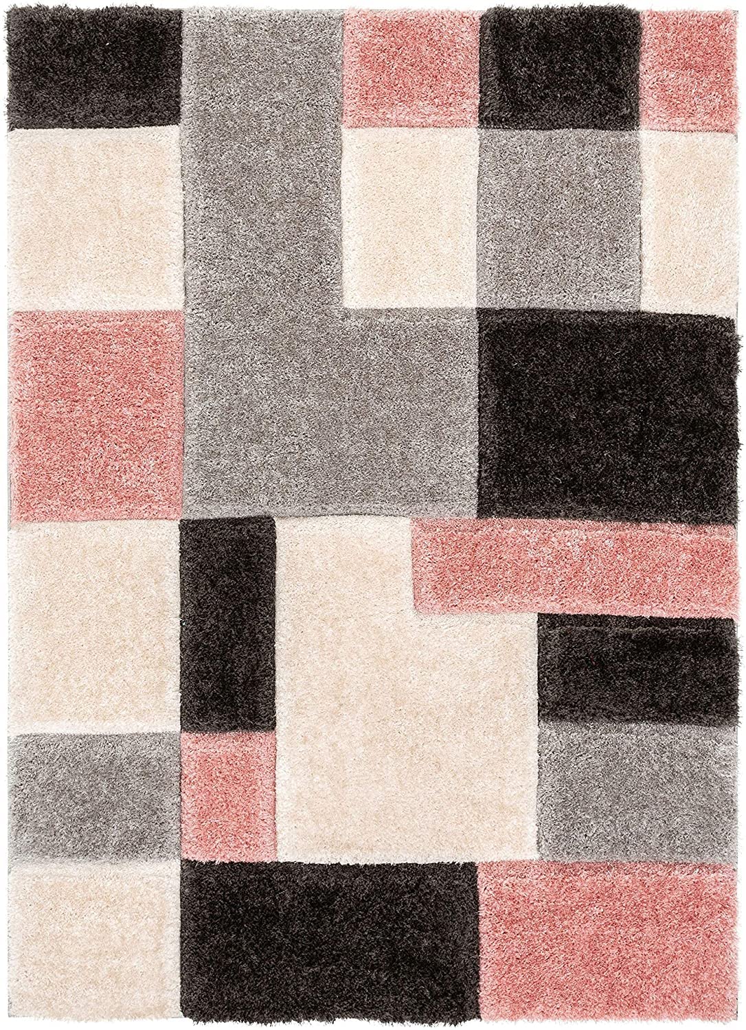 Tetris – Pink Shag Rug