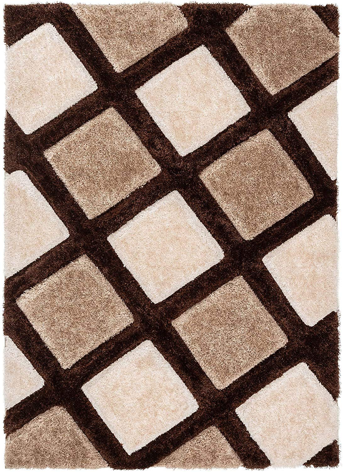 Steps – Cream Shag Rug
