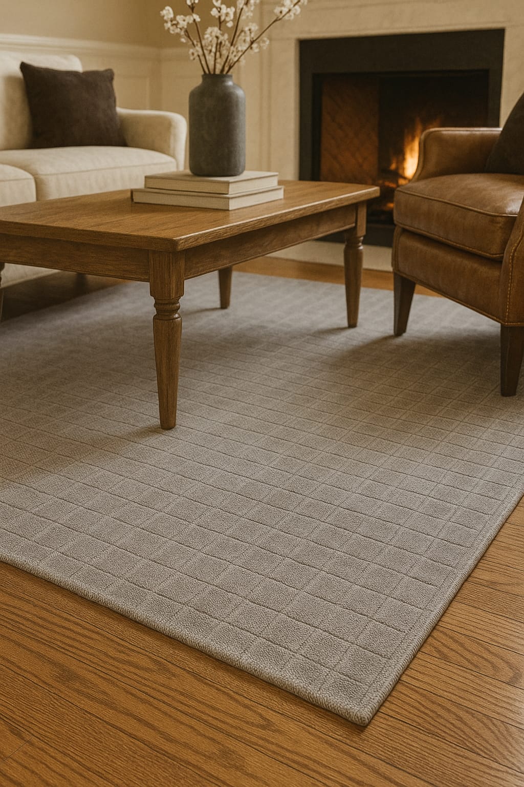 Medley – Beige Handloom Silk Carpet