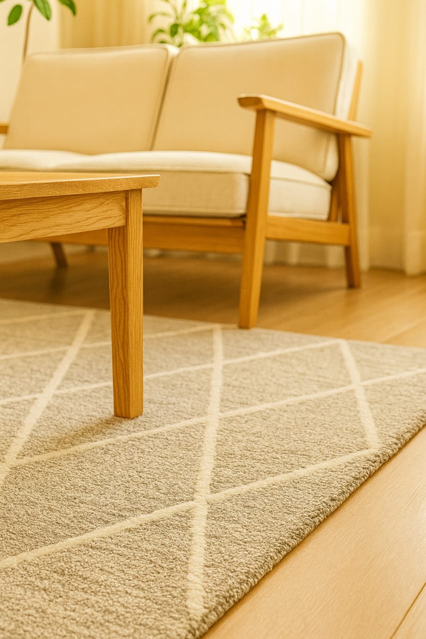 Harb – Beige Hand-Tufted Wool Carpet