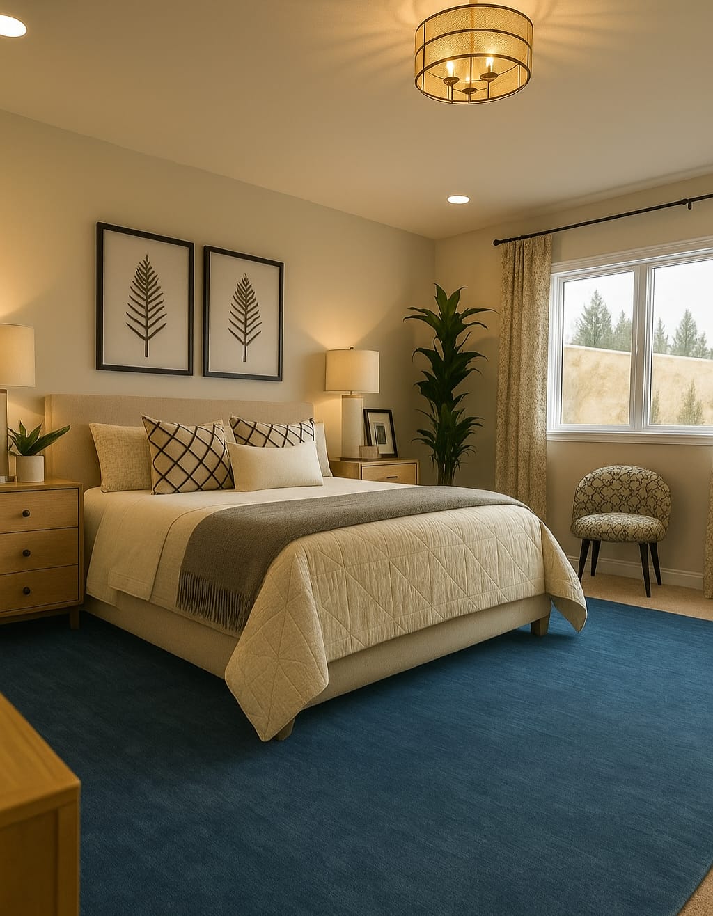 Solid Aqua – Handloom Wool Carpet