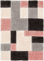 Tetris – Pink Shag Rug