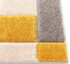 Tetris – Yellow Shag Rug