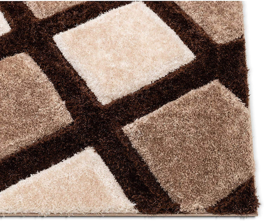 Steps – Cream Shag Rug