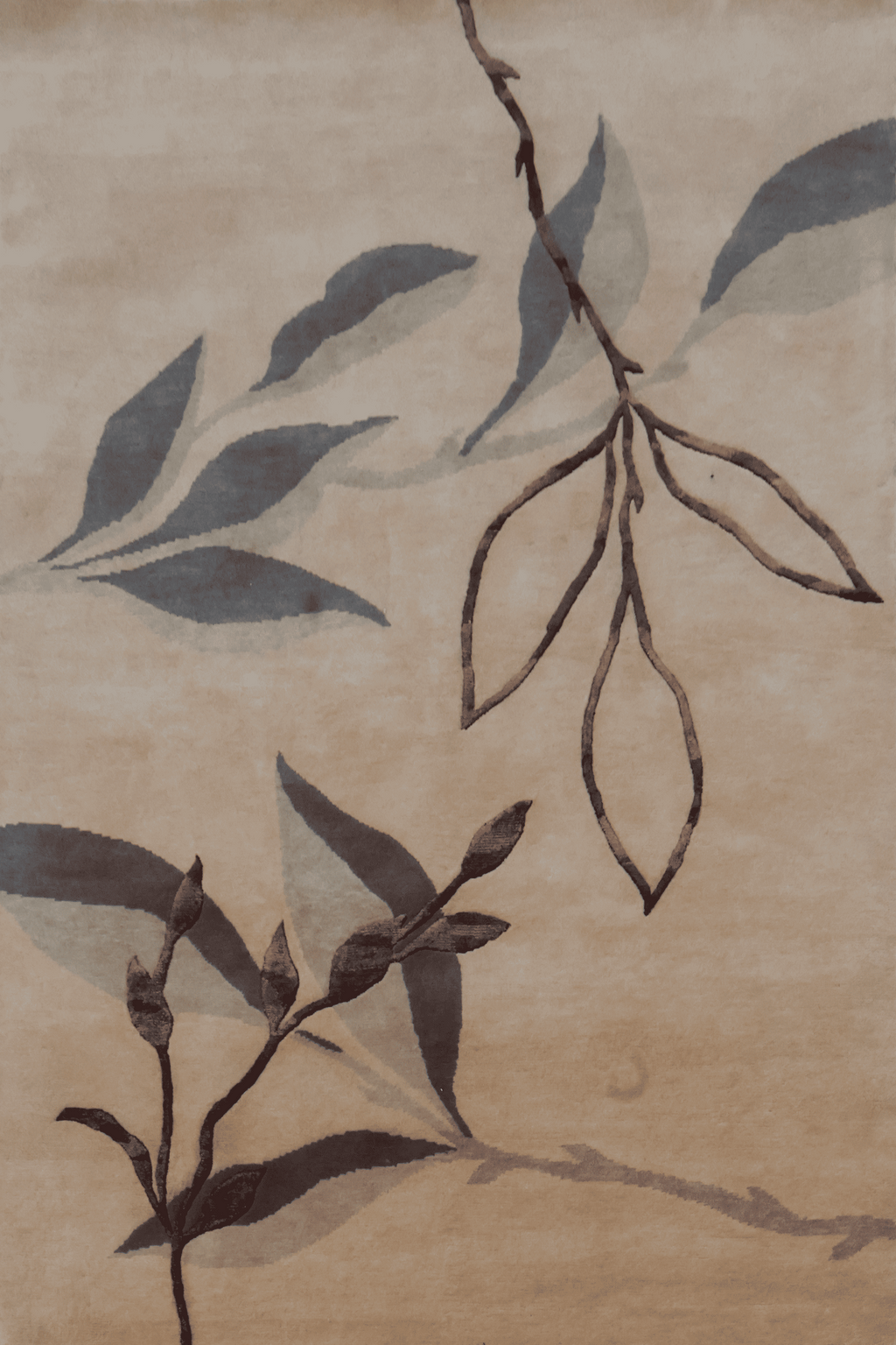 Adler – Beige & Brown Hand-Knotted Wool & Silk Carpet