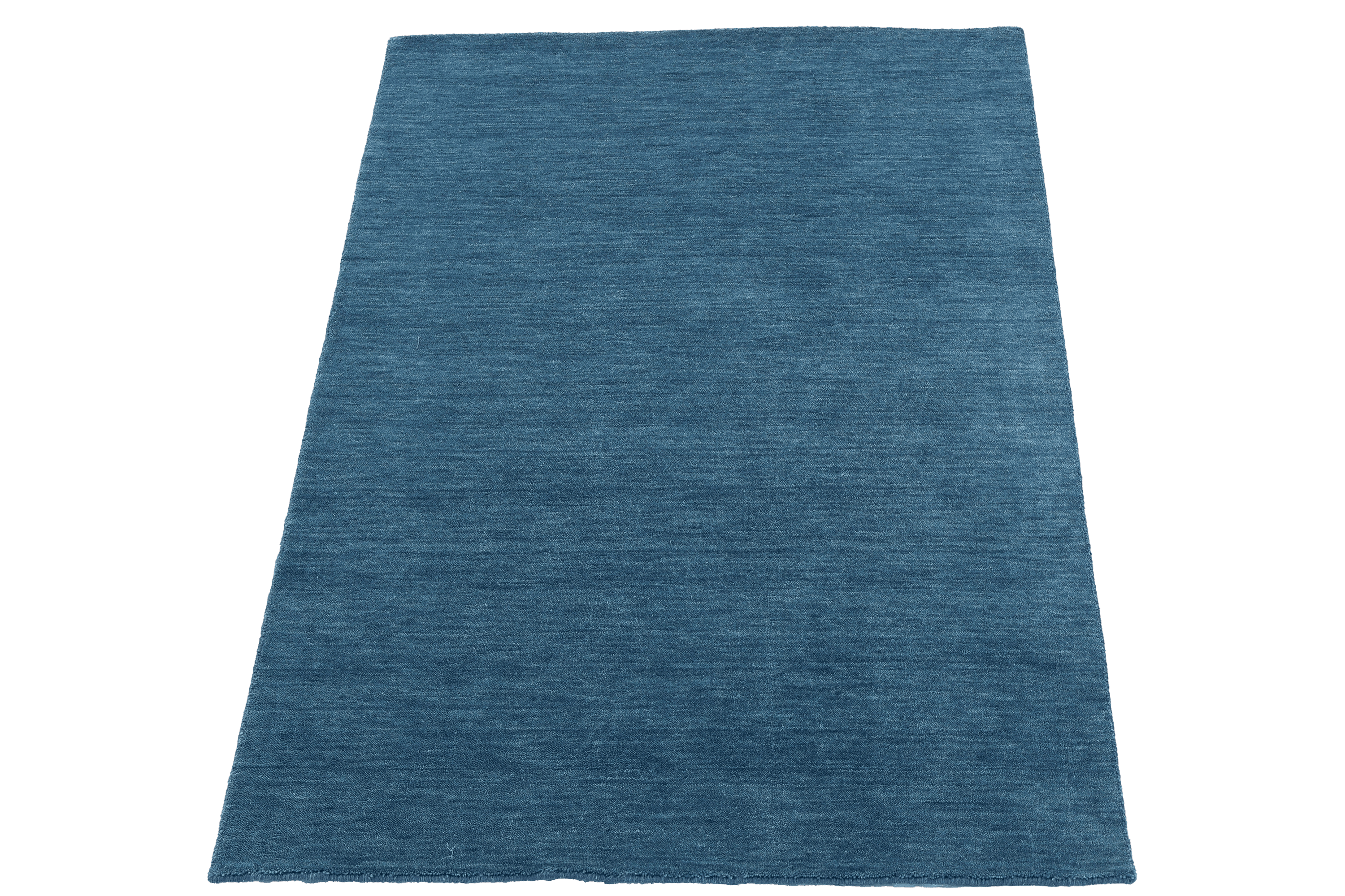 Solid Aqua – Handloom Wool Carpet