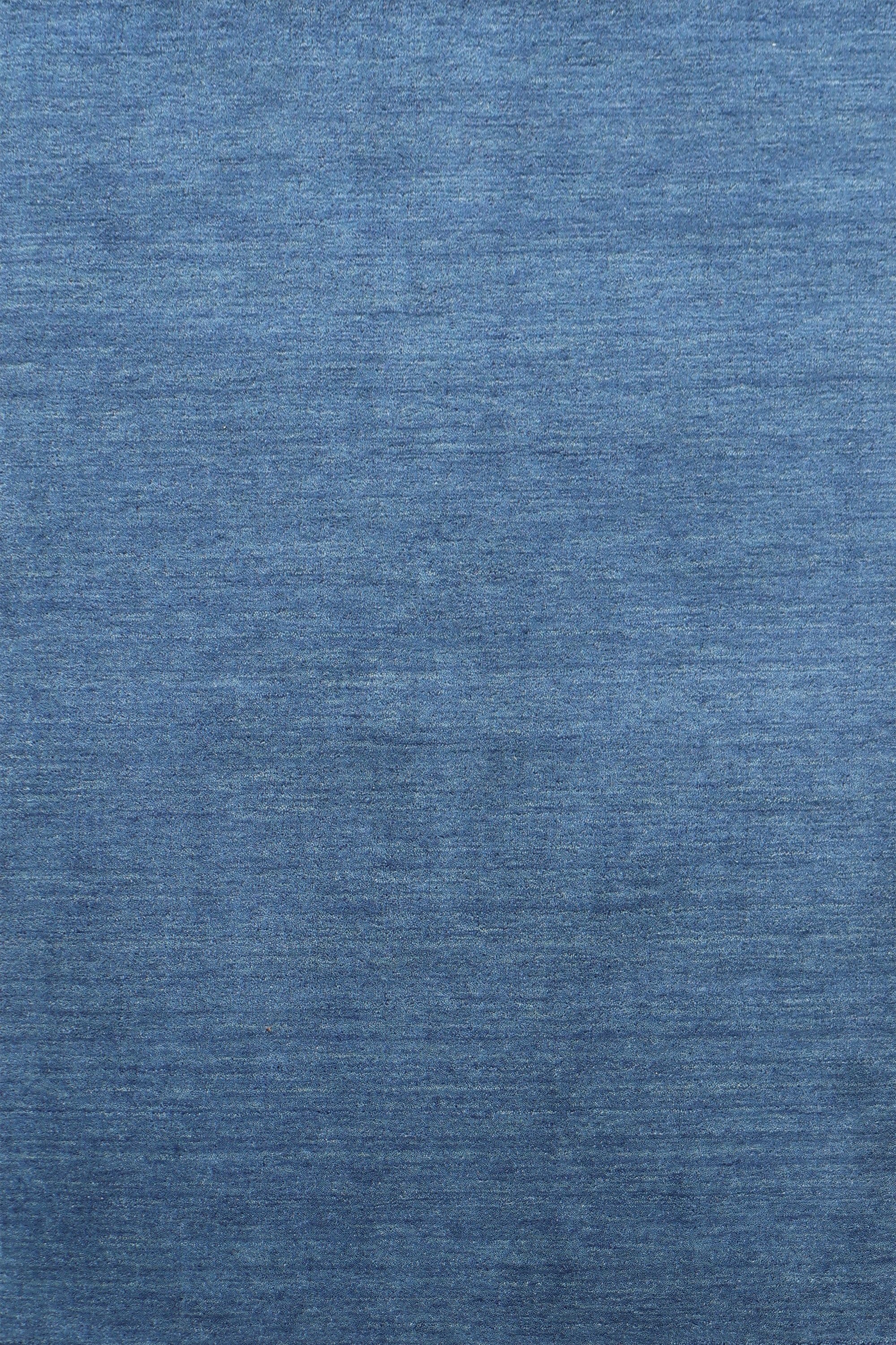 Solid Blue – Handloom Wool Carpet