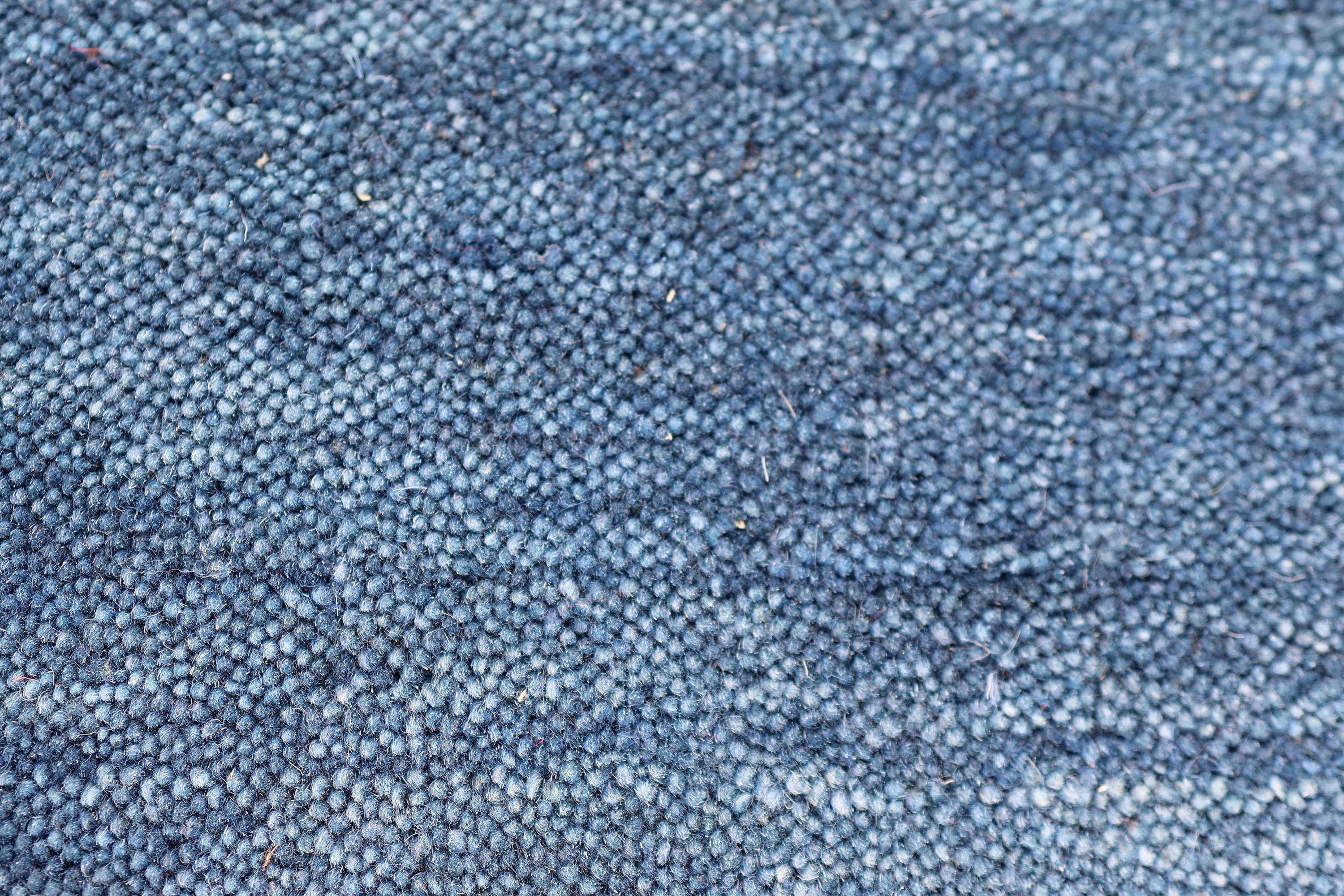 Solid Blue – Handloom Wool Carpet