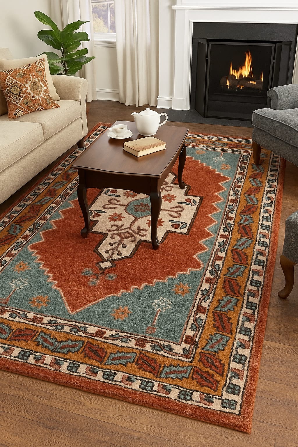 Escuella – Multicolor Hand-Tufted Wool Carpet