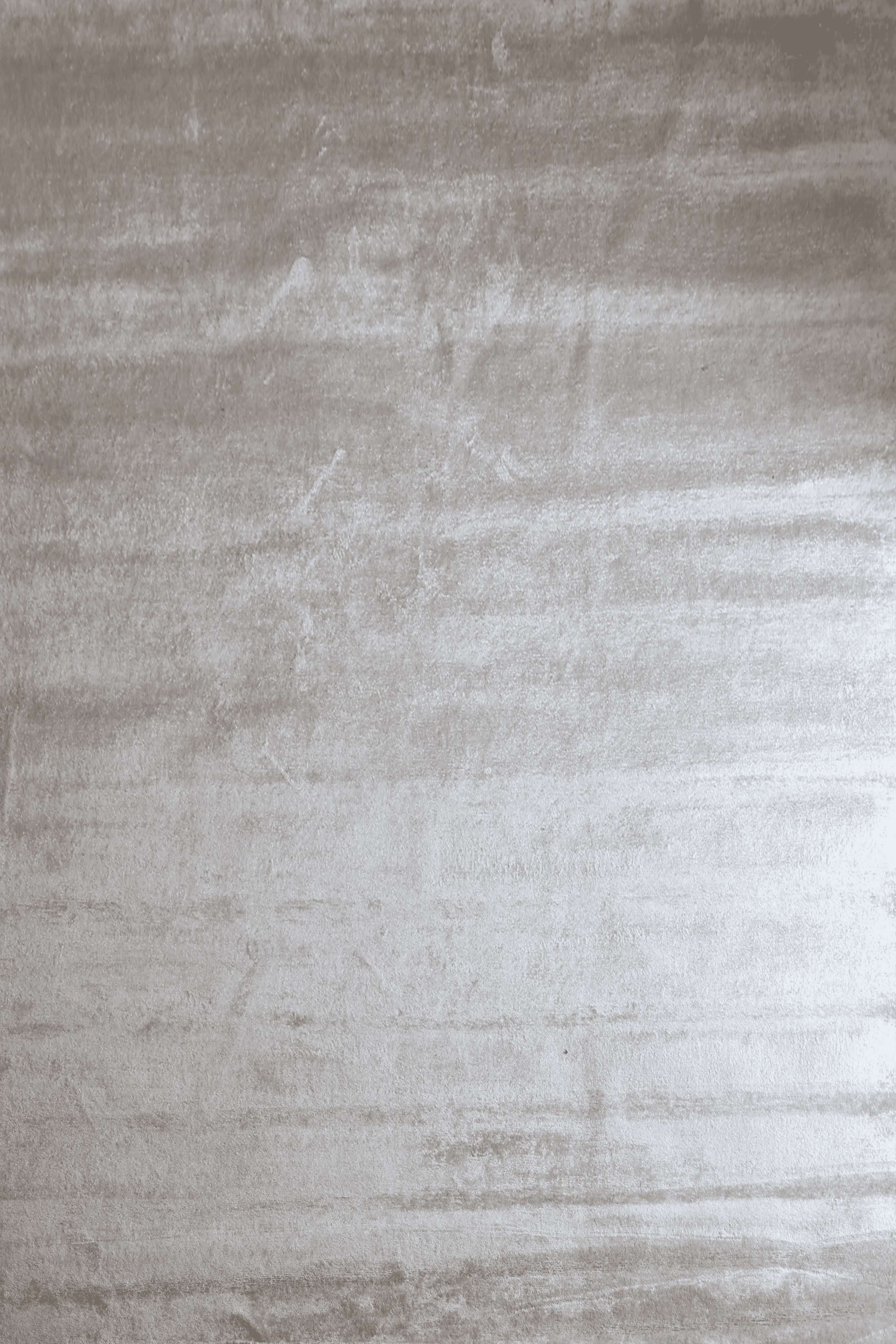 Trapez – Cream Hand-Knotted Wool & Silk Carpet