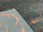 Brilliance – Green & Rose Gold Hand-Knotted Wool & Silk Carpet