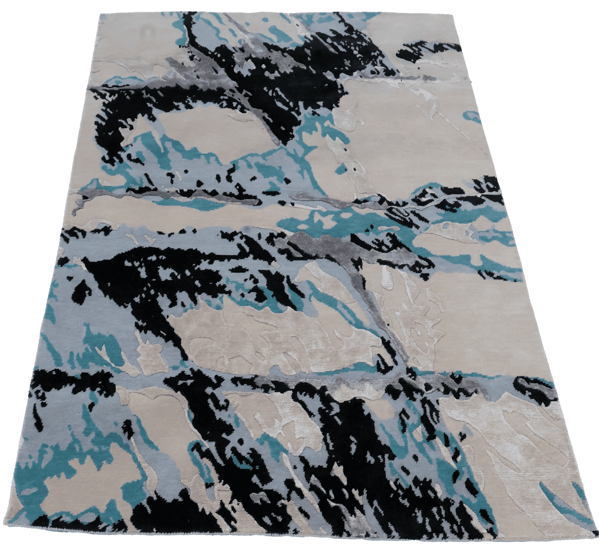 Morgan – Multi-colored Hand-Knotted Wool & Silk Carpet