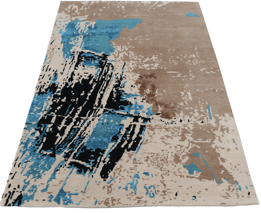 Marston – Multi-colored Hand-Knotted Wool & Silk Carpet