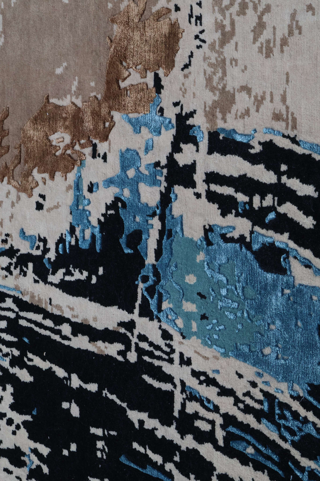 Marston – Multi-colored Hand-Knotted Wool & Silk Carpet