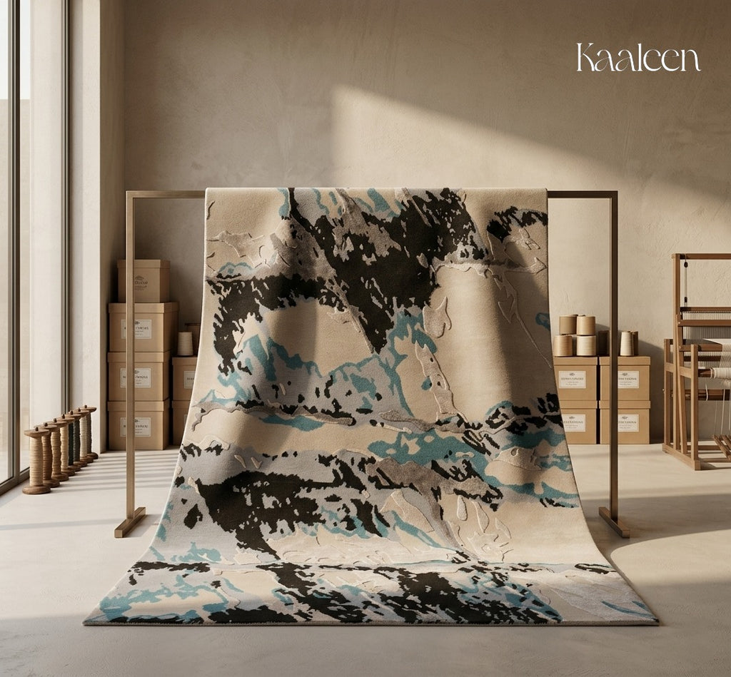 Morgan – Multi-colored Hand-Knotted Wool & Silk Carpet