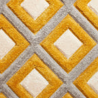 Angles – Cream & Yellow Shag Rug