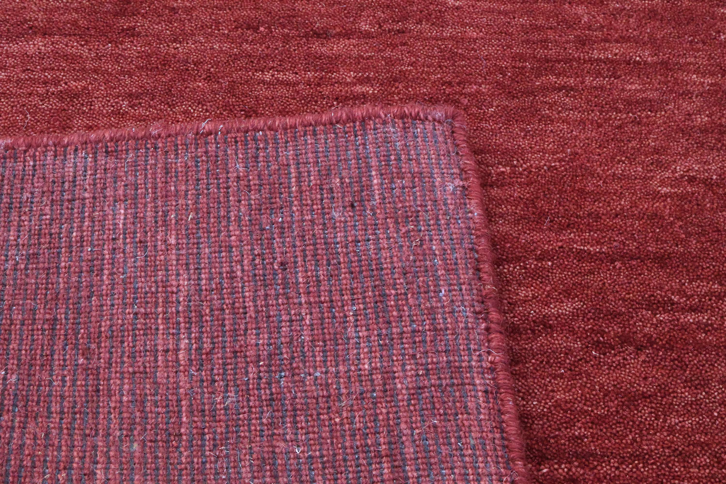Solid Rust – Handloom Wool Carpet