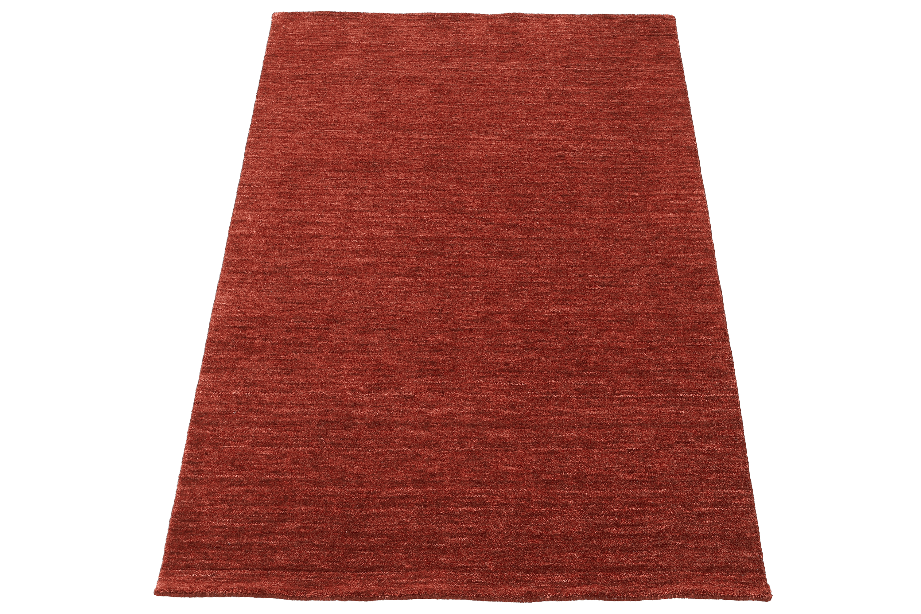 Solid Rust – Handloom Wool Carpet