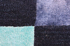 Blocks Blue – Blue & Teal Hand-Tufted Wool & Silk Carpet