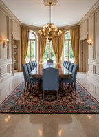 Maktoob – Red Black Hand-Knotted Wool Carpet