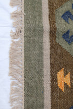 Cuhl – Multicolor Wool Dhurrie Carpet