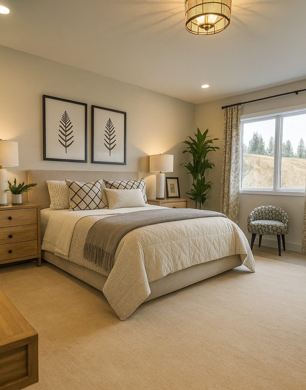 Solid Cream – Handloom Wool Carpet