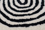 Embrace – Cream & Black Hand-Tufted Carpet