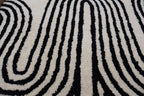 Embrace – Cream & Black Hand-Tufted Carpet