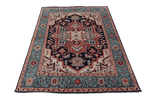 Maktoob – Red Black Hand-Knotted Wool Carpet