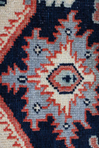 Maktoob – Red Black Hand-Knotted Wool Carpet