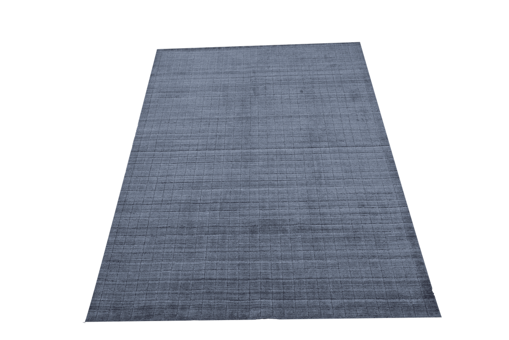 Mosaic – Dark Grey Handloom Silk Carpet