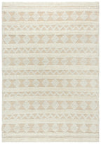 Web – Cream & Brown Wool Carpet