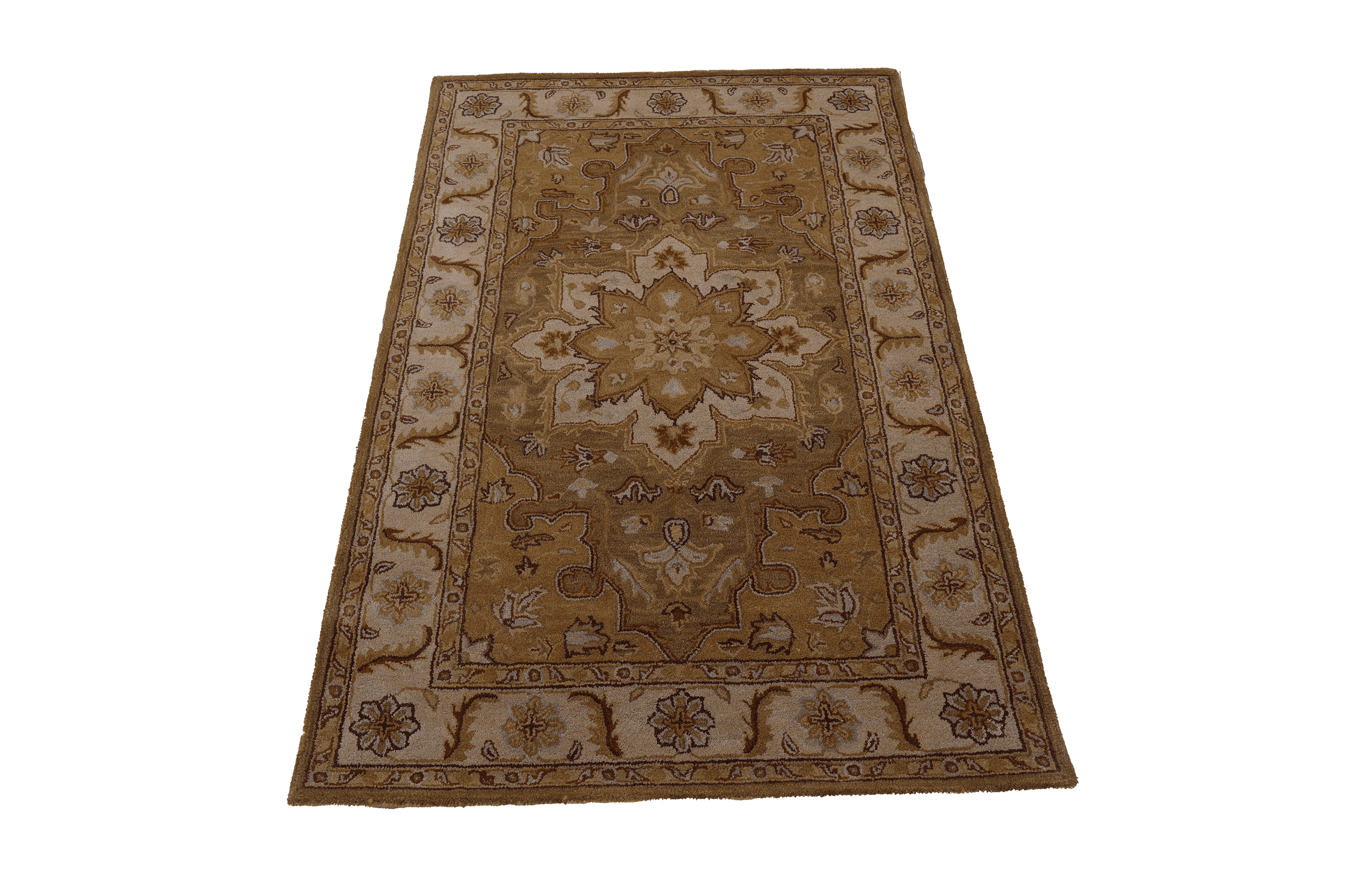 Sarang – Dark Green Hand-Tufted Wool Carpet